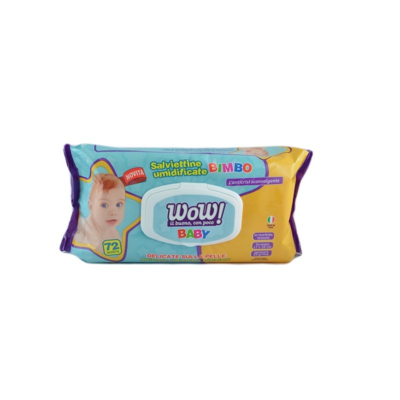 8007091005879Wow Salviettine Baby 72pz